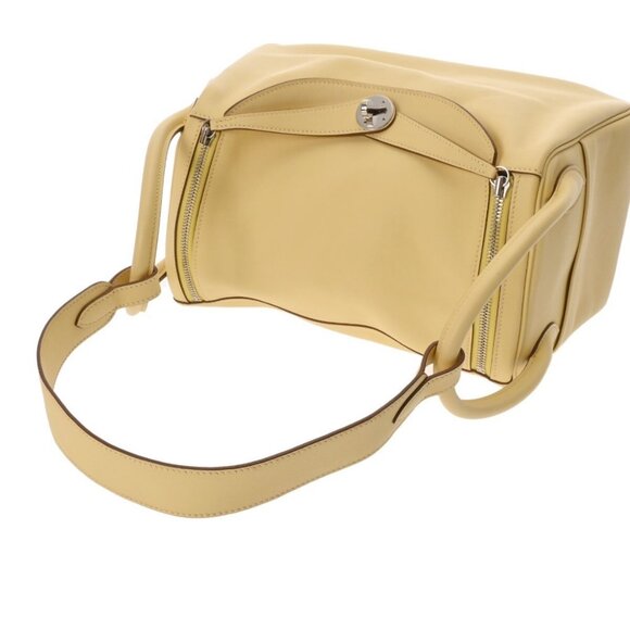 HERMES Lindy 30 2WAY Jaune poussin hand bag - Picture 3 of 10